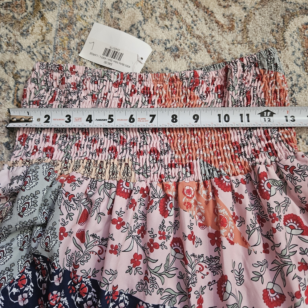 Tracies Floral Patchwork Convertible Maxi Skirt O… - image 6